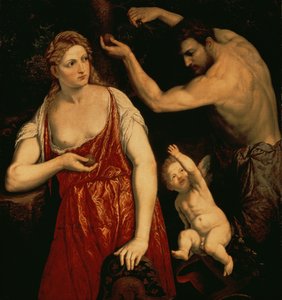 Venus y Marte, 1550s